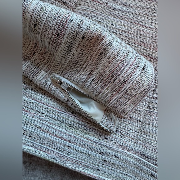 J crew asymmetrical moto pink peppercorn tween jacket blazer - Picture 3 of 7